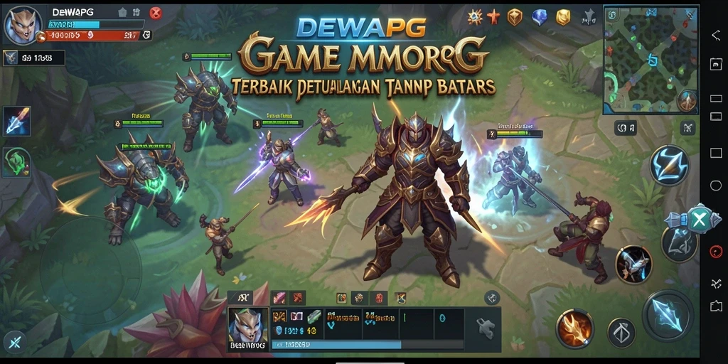 Tampilan gameplay DEWAPG yang menarik dan interaktif.