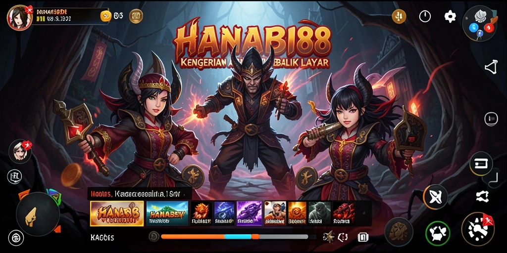 Tangkapan layar menegangkan dari gameplay HANABI88 yang mencekam.