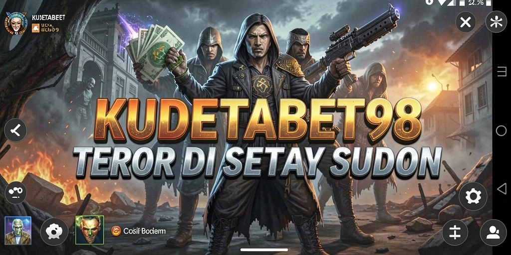 Screenshot gameplay KUDETABET98 menampilkan suasana menyeramkan yang intens.