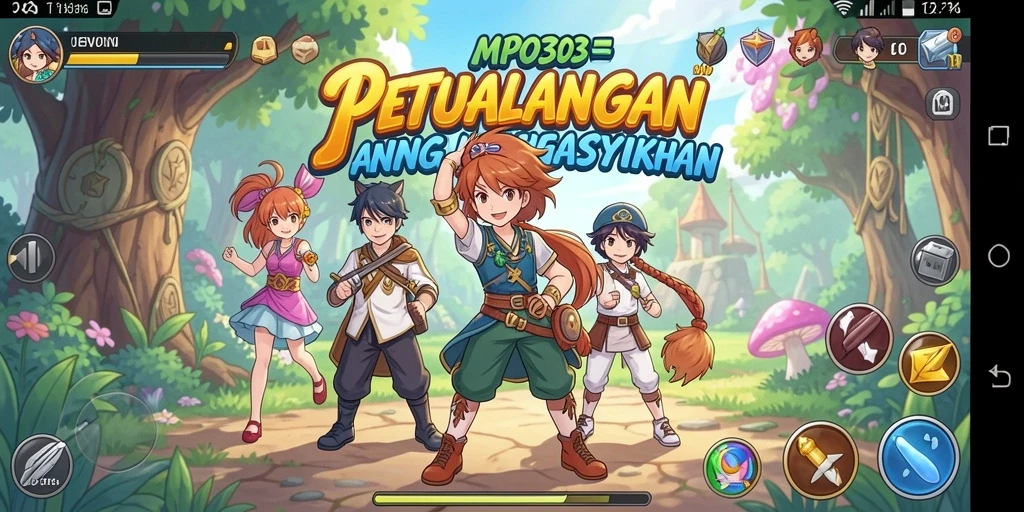 Tampilan menarik gameplay MPO303 dengan karakter Anime yang hidup.