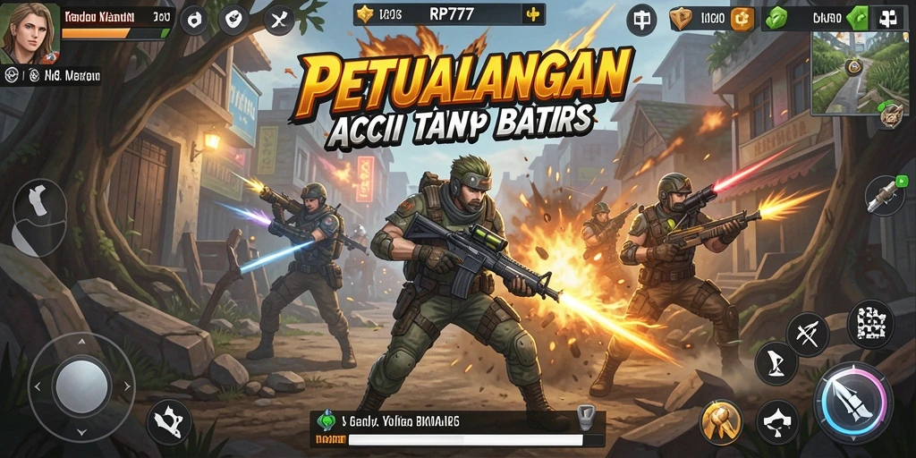 Gambaran gameplay aksi seru di RP777 dengan grafis memukau.