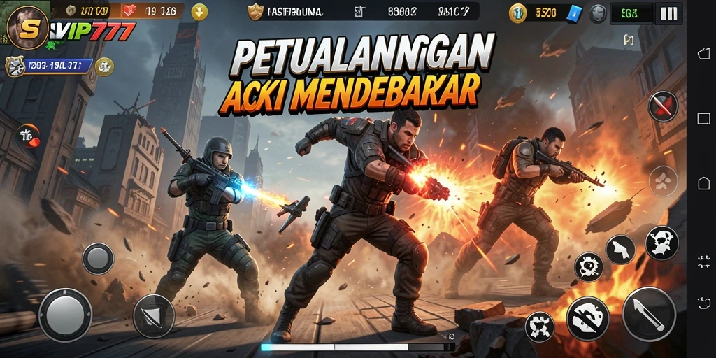 Tampilan gameplay mendebarkan dari SVIP777 dengan aksi seru dan grafis menawan.