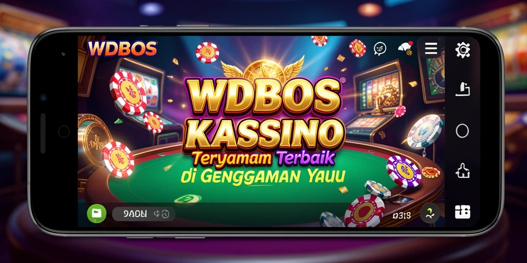 Screenshot utama WDBOS menampilkan grafik permainan kasino yang menakjubkan.