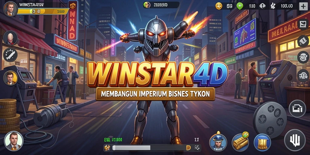 Tampilan gameplay <strong>WINSTAR4D</strong> yang mendalam dan menantang di dunia Tycoon.