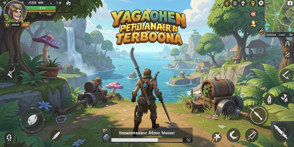 Tampilan gameplay menarik dari dunia terbuka YAGAOHEN.